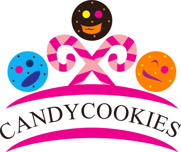 糖果饼干标志设计模板图片下载