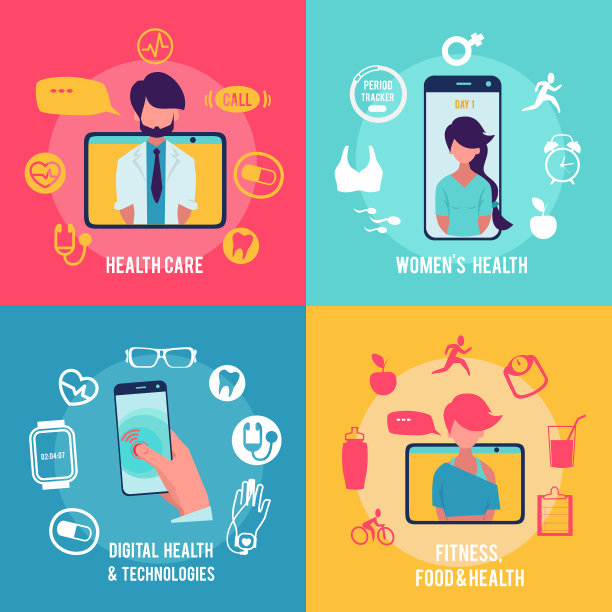 医学和技术概念保健图片下载