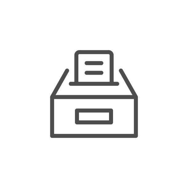 投票箱线性图标图片下载