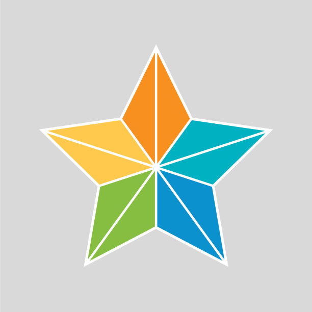 扁平风格的复古明星图标图片下载