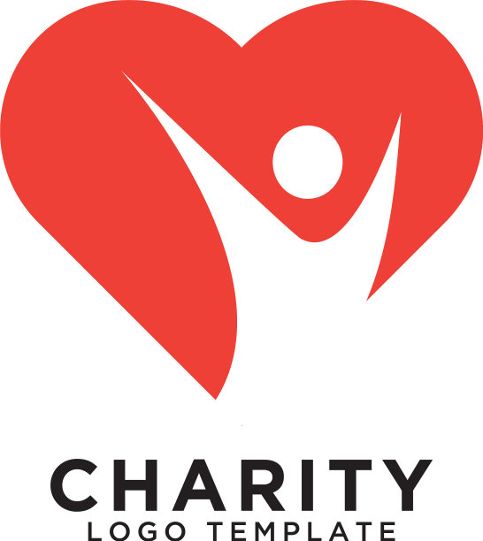 慈善标志设计模板图片下载