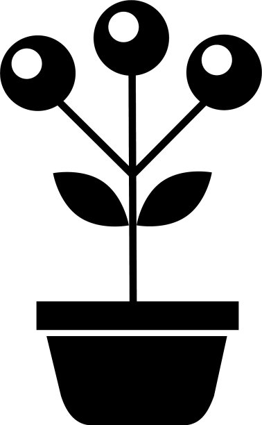 盆枝秋色浆果植物自然图片下载