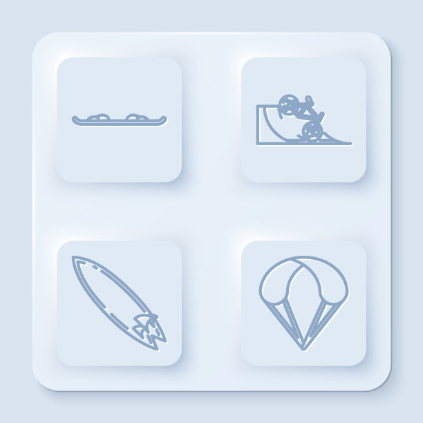 在街道坡道上设置滑雪板自行车图片下载