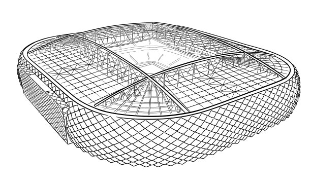 莫斯科新体育场的草图图片下载