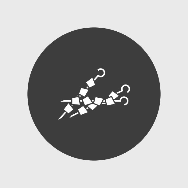 简洁烧烤图标图片下载