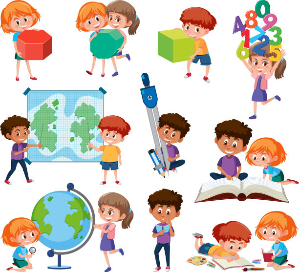 一套学生的学习工具图片下载