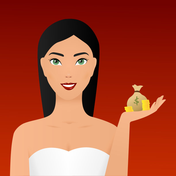 女孩或女性持有现金或现金图片下载