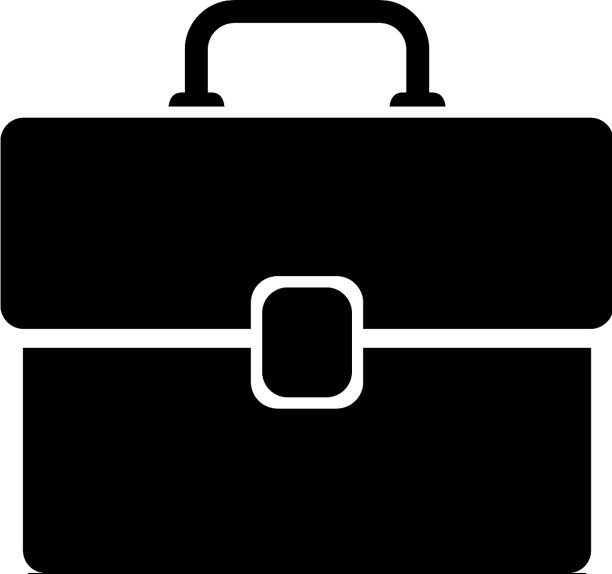 扁平风格公文包图标图片下载