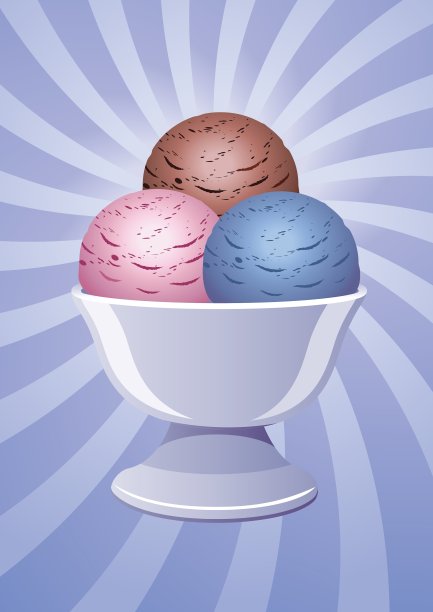 冰淇淋在碗里图片下载