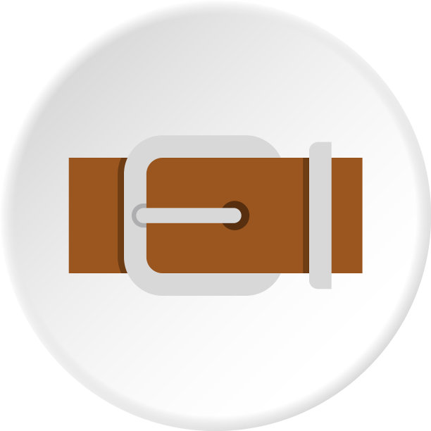 棕色优雅皮带圈图标图片下载