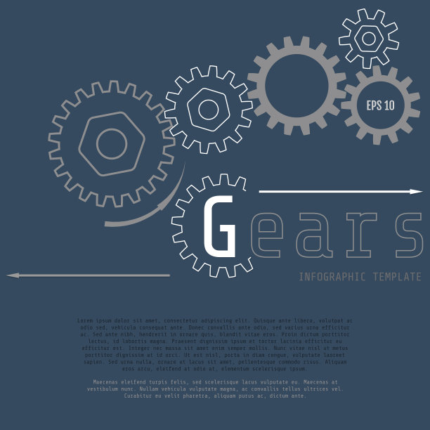 与灰色背景业务和图片下载