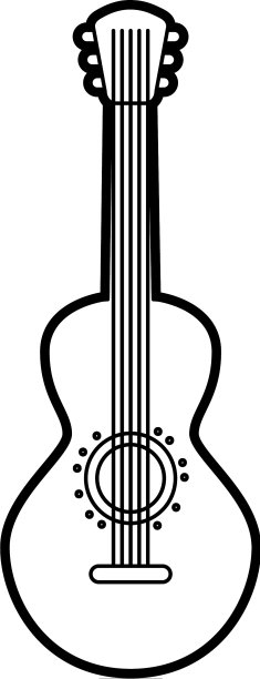 墨西哥吉他乐器音乐嘉年华设计图片下载