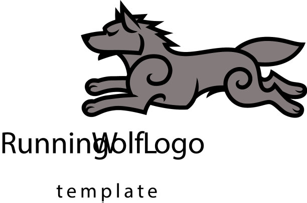 运行的狼图片下载