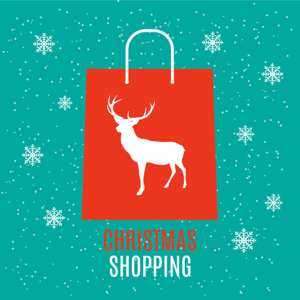 购物袋设计背景图片下载