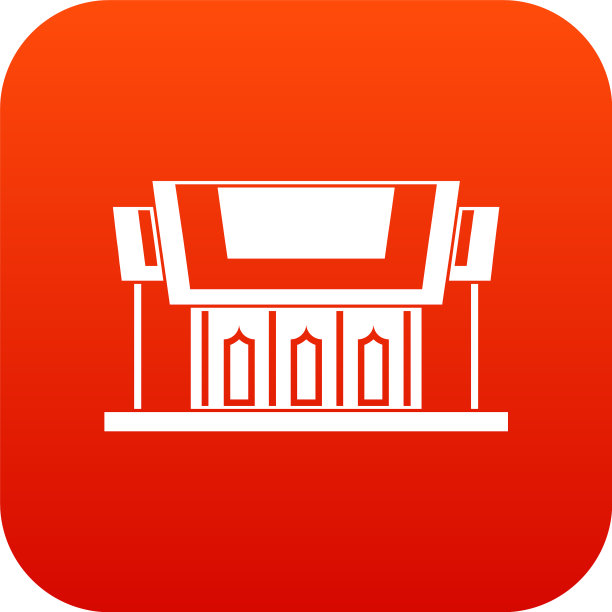 泰国寺庙图标数字红色图片下载