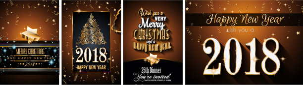 2018年新年快乐为您的佳节背景图片下载