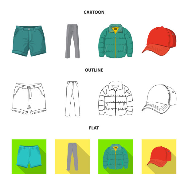 男人和服装标志图片下载