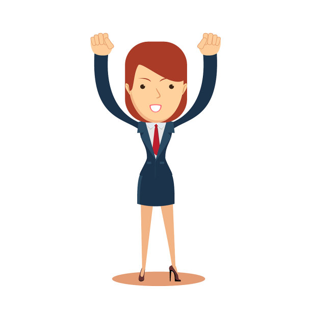 愉快的商业女性图片下载