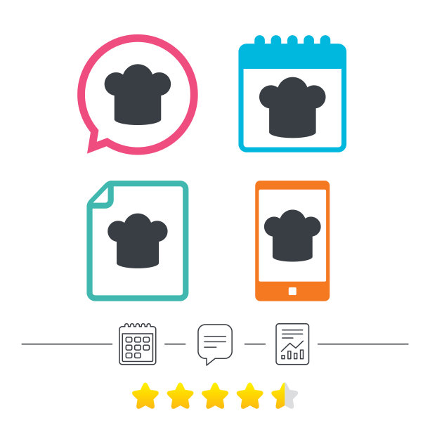 酋长帽子标志图标烹饪符号图片下载