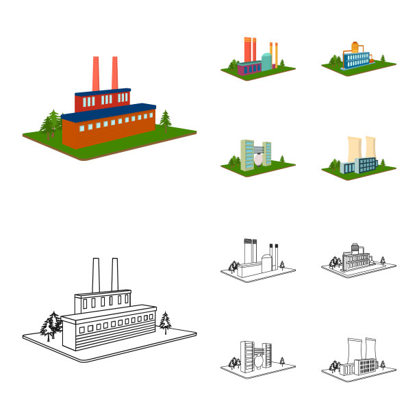加工工厂冶金工厂图片下载