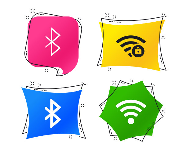 Wifi和蓝牙图标无线移动网络图片下载