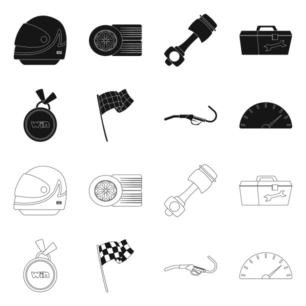 汽车及拉力赛标志系列设计图片下载