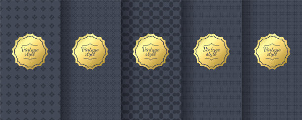 设置黑暗的复古无缝背景图片下载