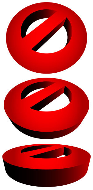 禁止限制红色穿越道路图片下载