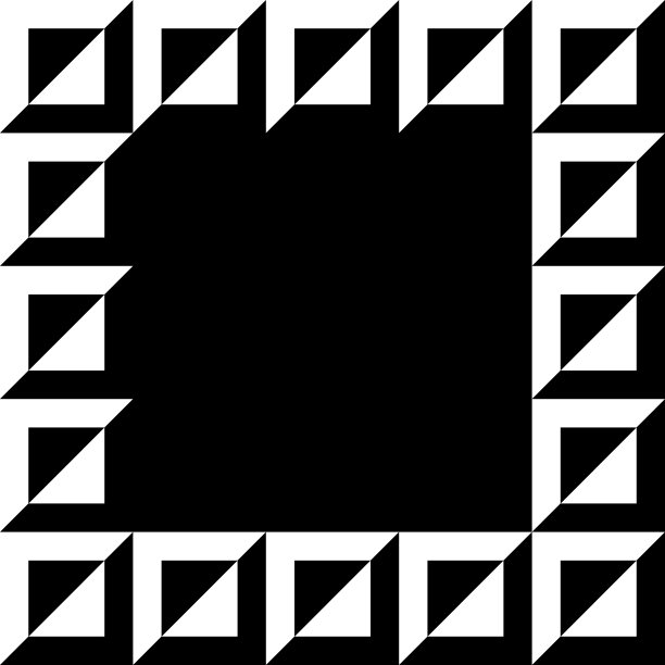 正方形格式的几何图片相框图片下载