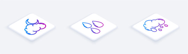 用月亮和星星设置等距线云图片下载