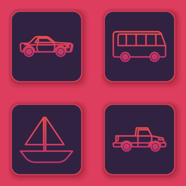 定线轿车、游艇、帆船或帆船图片下载