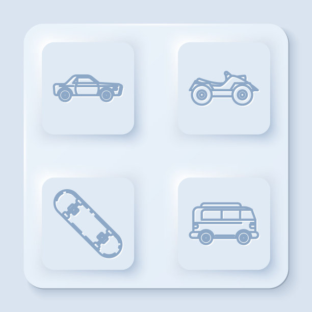 定线轿车、全地形车或全地形车图片下载