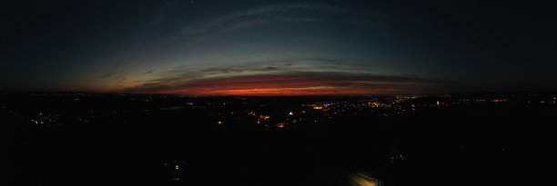 日落是城市的全景图片下载