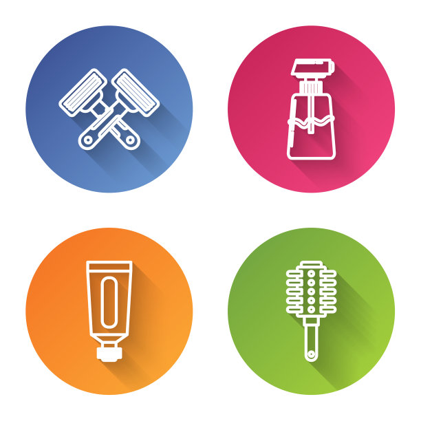 划线交叉剃须膏或乳液图片下载