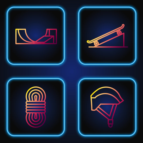 设线自行车头盔攀登者绳滑板公园图片下载