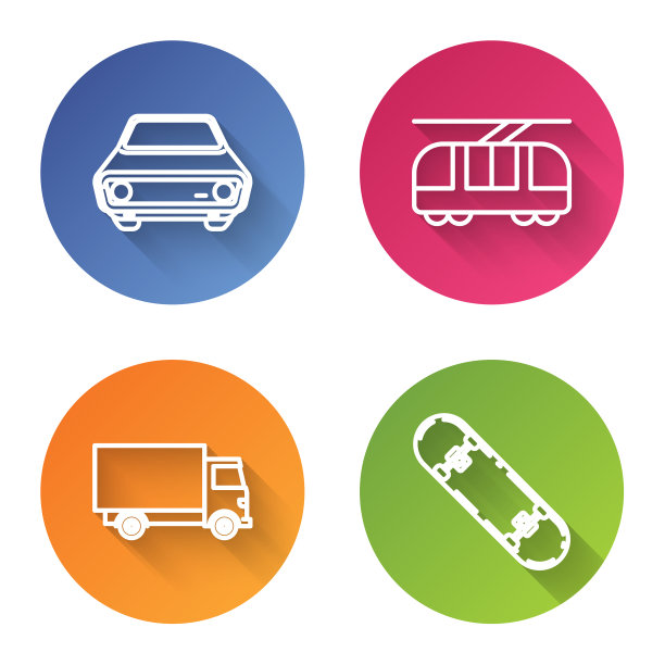 设有轨电车和铁路货运线图片下载