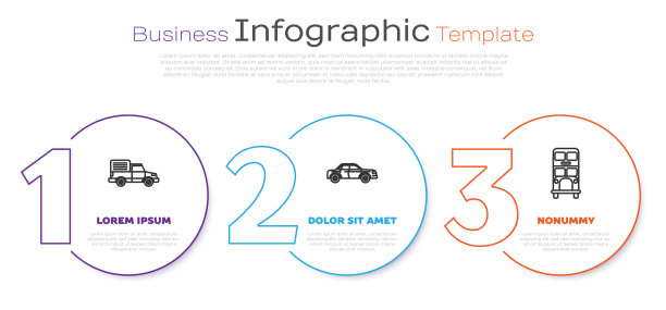 定线配送货车货车轿车图片下载