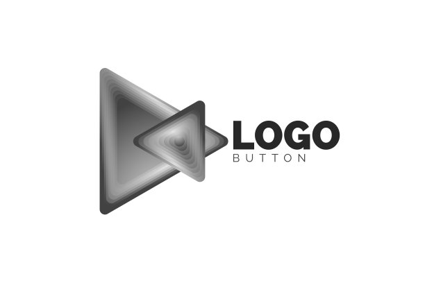 三角形图标几何标志模板最小图片下载