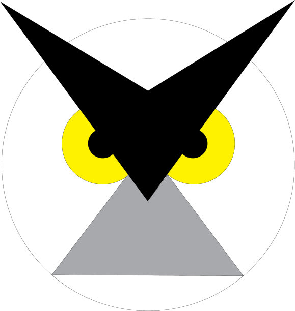 猫头鹰标志作为标志和标志的象征图片下载