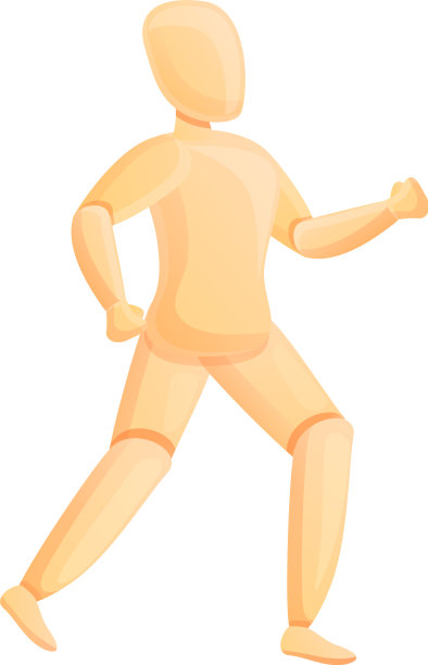 人体模特图标卡通风格图片下载