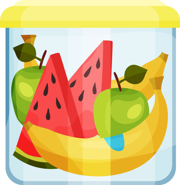 装水果的塑料或玻璃容器图片下载