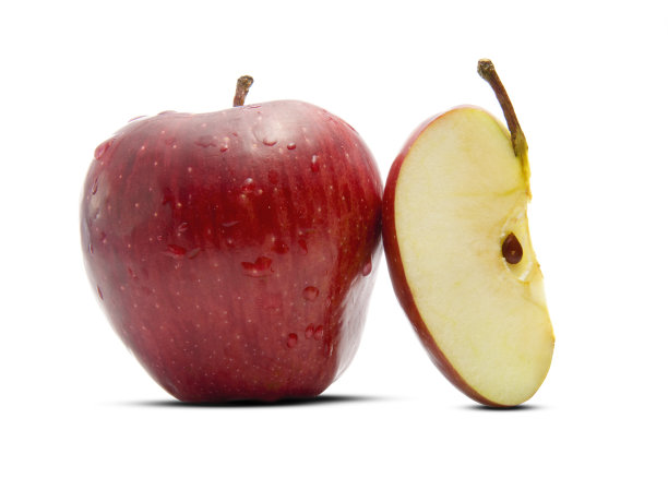 完整切割的苹果图片下载