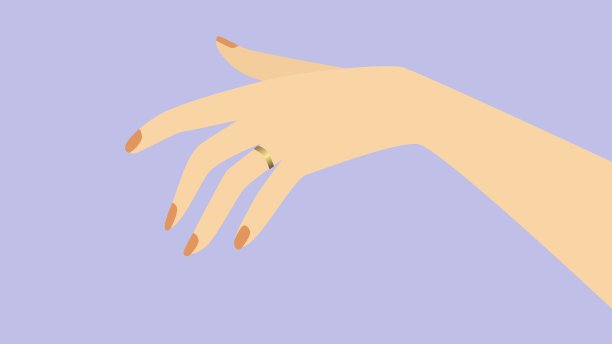 优雅的女人手上拿着结婚戒指。女性的手指上戴着戒指。婚礼,庆典,周年纪念日。新娘在婚礼之前。已婚女士图片下载