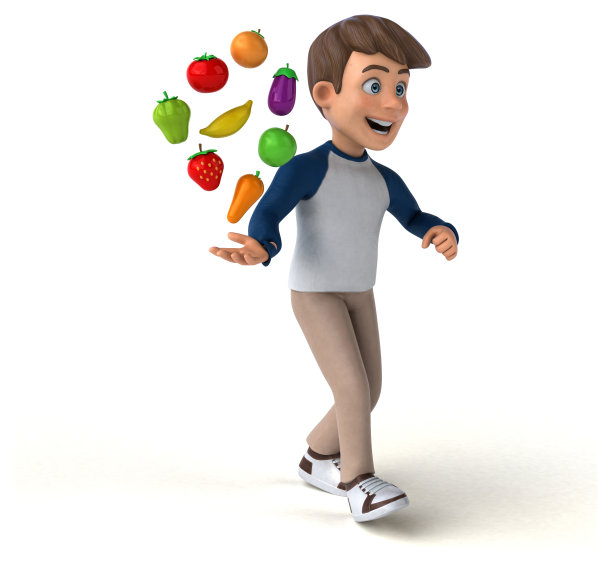 3D卡通人物有趣的少年图片下载