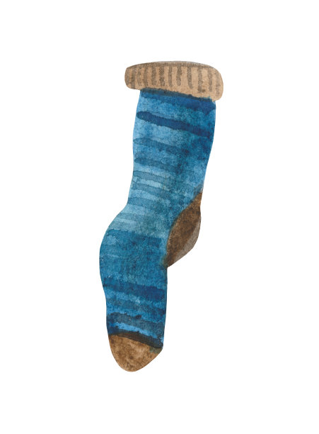 水彩元素上的白色背景。图片下载