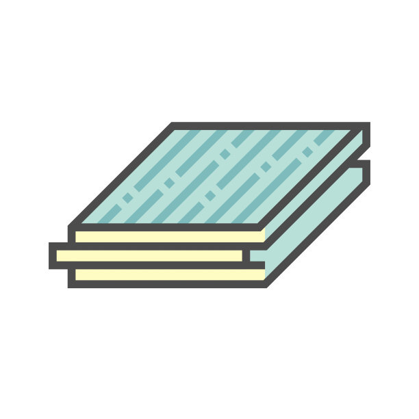 木地板和白色背景上的材质矢量图标设计。图片下载