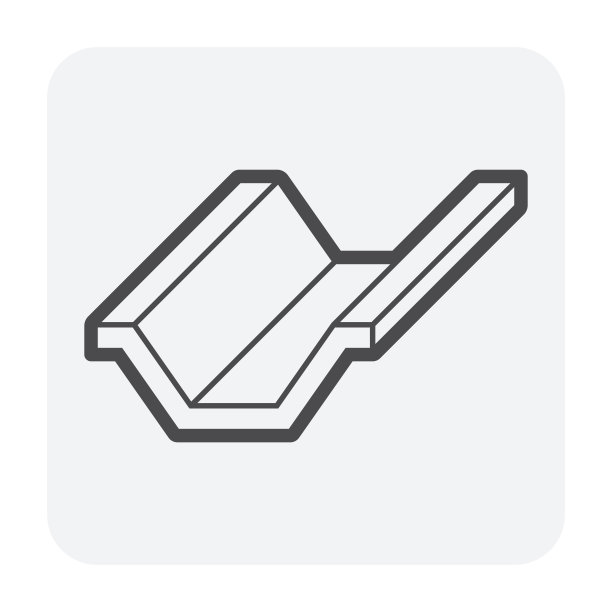 黑色排水沟图标图片下载