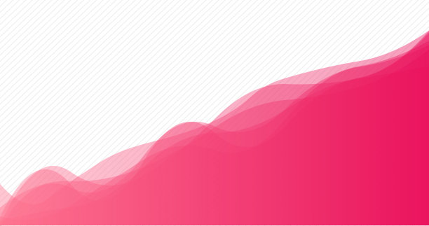 抽象的粉色软蜡笔波浪背景矢量插图与地方为你的文字海报和横幅。图片下载