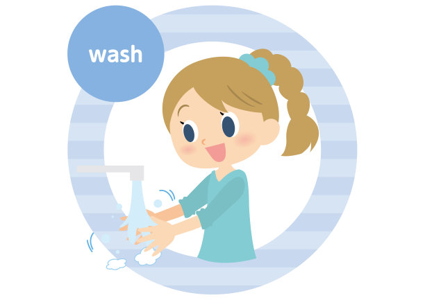 如何用英语洗手预防图片下载