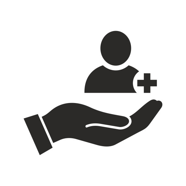 病人图标。健康保险。图片下载